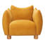 Chaise d'appoint rembourrée Modern