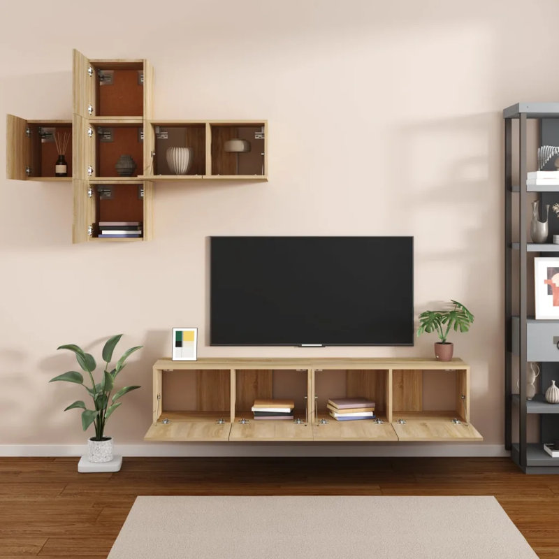 Klass Unfinished Floating for TVs up to 65", Oak, 150cm