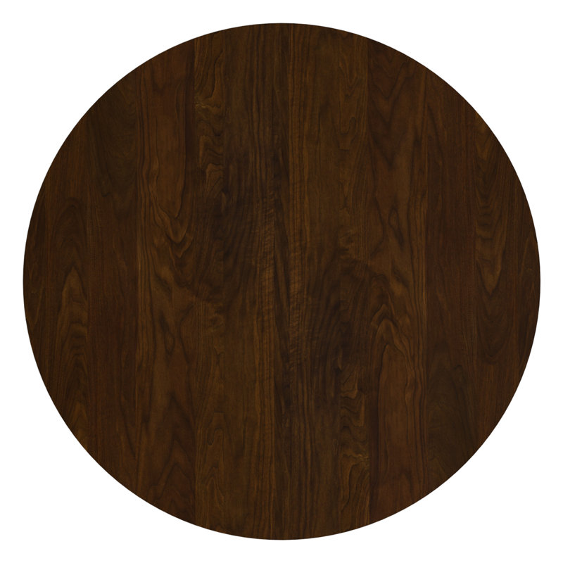 Hudson Valley Round Walnut Wood Dining Table