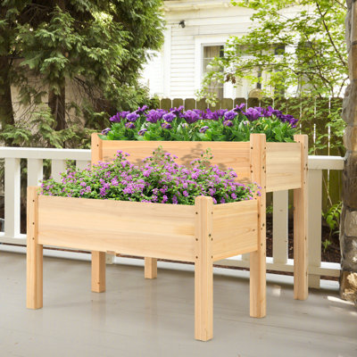 Lon Wood Elevated Planter