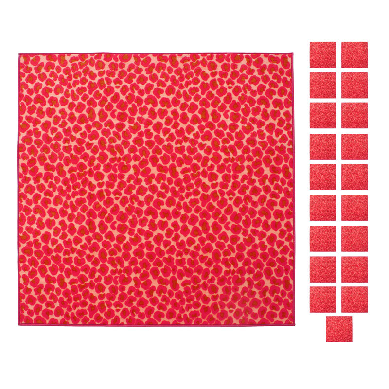 Tapis Furnet My Place Cheetah, Carré 3 pi