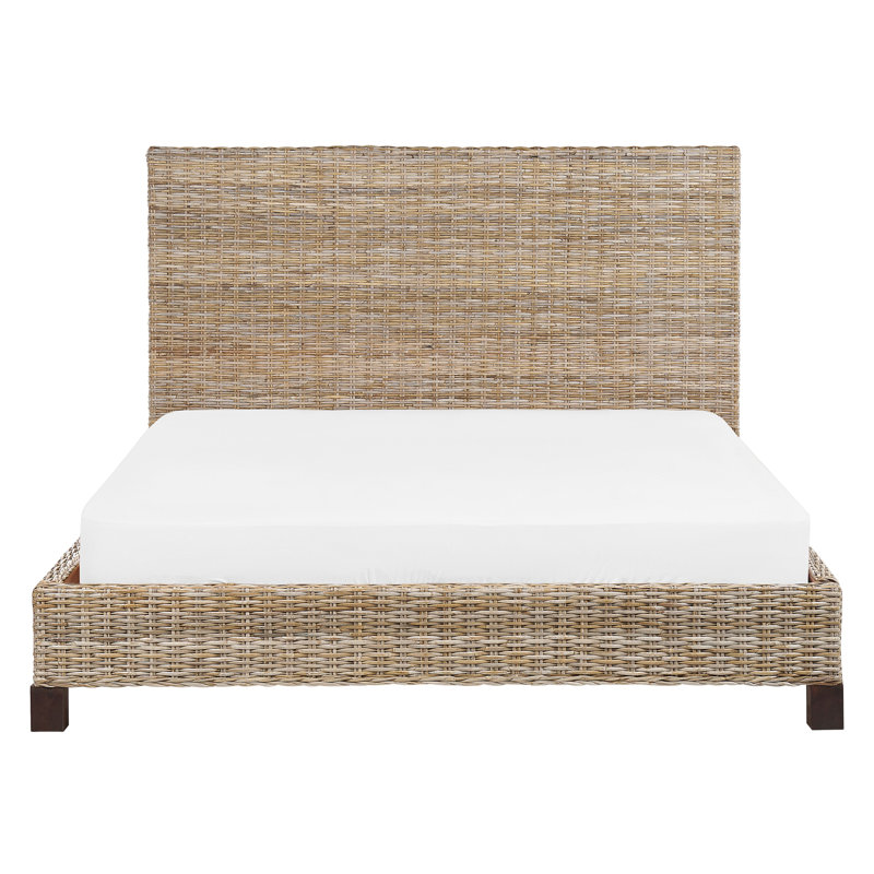 Alethia Solid Wood Bed, European Double (140 x 200cm)