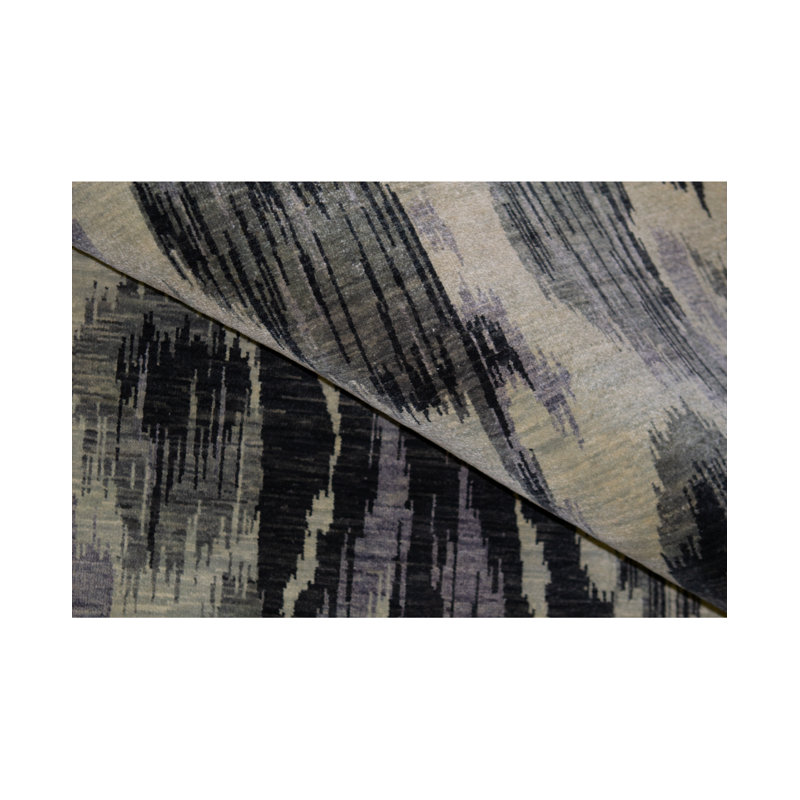Wool Abstract Area Rug
