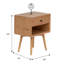 Henline 1-Drawer Solid Wood Nightstand-2109273270