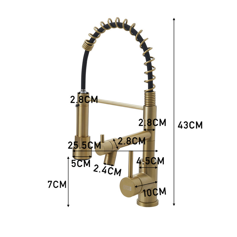 Belfry Kitchen Touch Kitchen Faucet