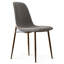 Chaise d'appoint rembourrée avec pieds en métal Jozwiak-421713040