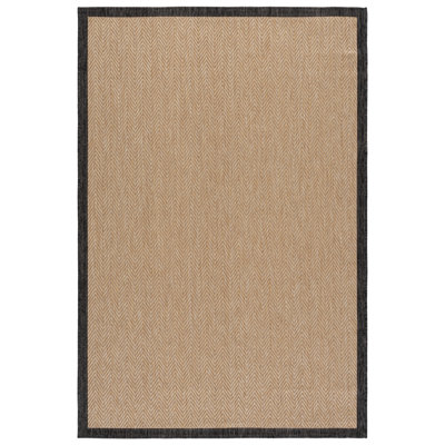 Tapis d'intérieur/extérieur Courtyard 8131 à chevrons