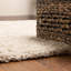 Tapis beige en polypropylène à poils longs Aurea-21608051