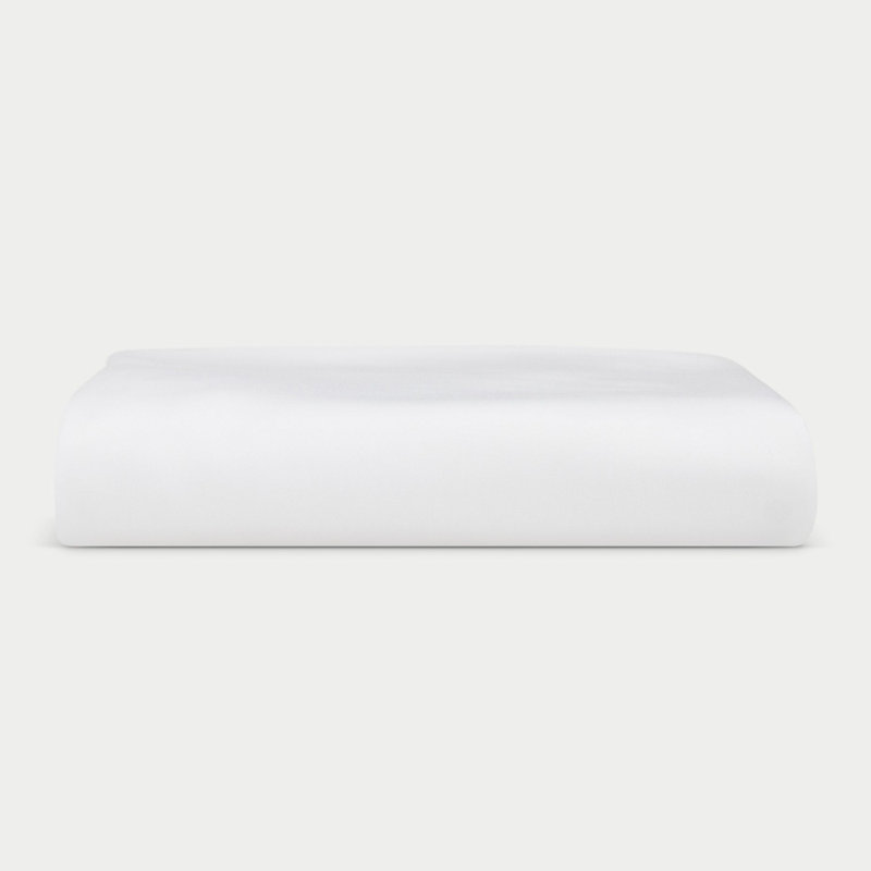 Rayon From Bamboo Fitted Sheet, White, King Fitted Sheet