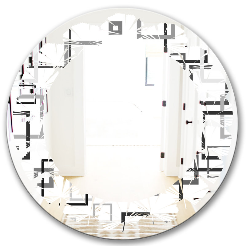 Miroir mural Quatrefoil, H 31,5 po x l po