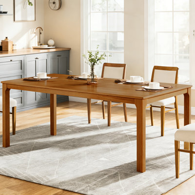 Adlon Modern Solid Wood Dining Table for Kitchen & Dining Room
