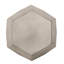 Table d'appoint de jardin en béton gris - style café contemporain