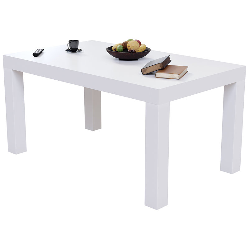 Philecia Four Leg Coffee Table, White