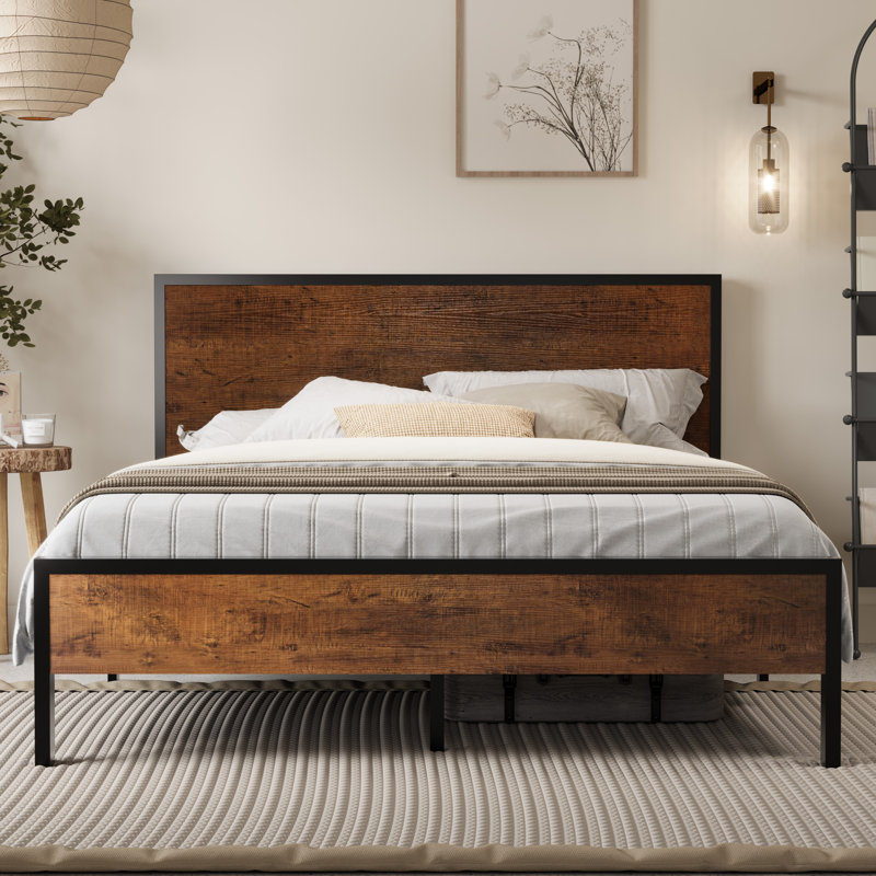 Shaurice Platform Bed, Full, Brown