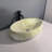 QieRao 16'' Marble Ceramic Oval Bathroom Sink