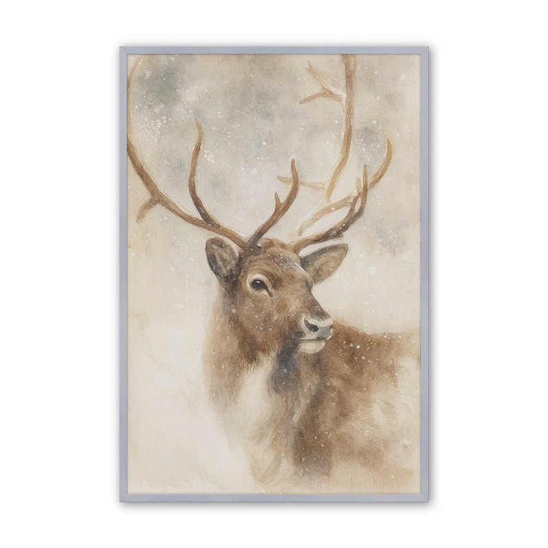Winter Majesty Art Print, 24" x 36", Polished Chrome