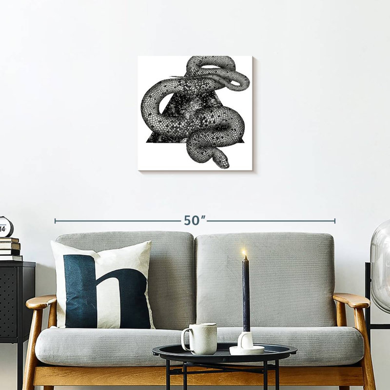 Crowle Cosmic Snake, 20" H x 20" W