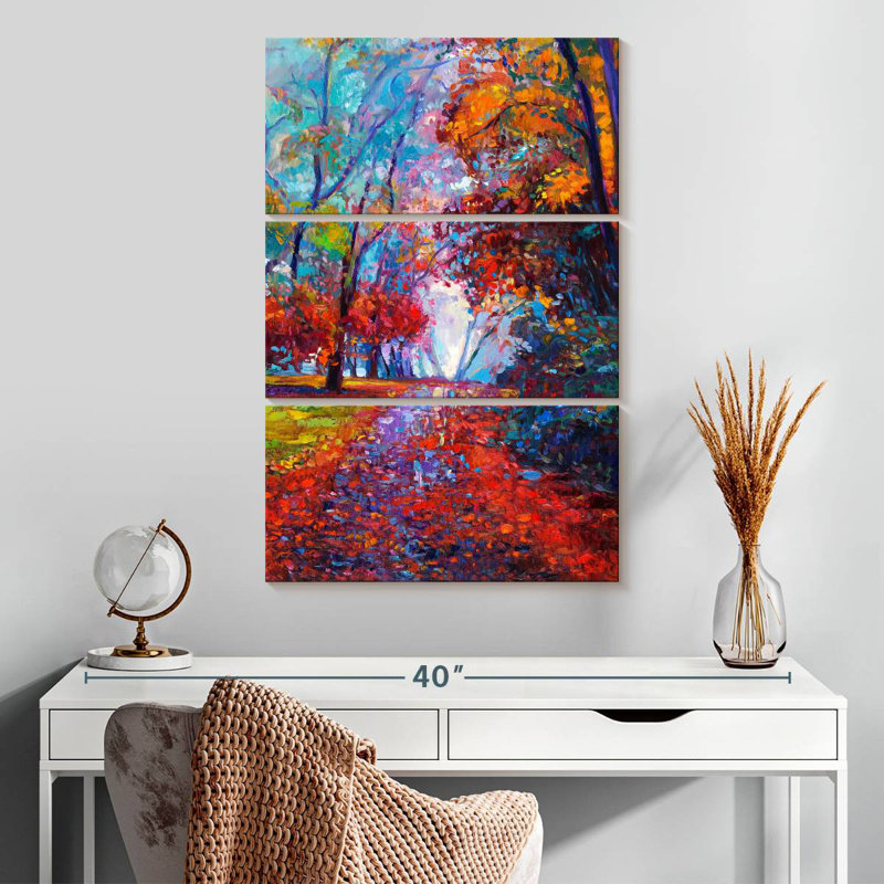 Alvord écarlate automne, H 32 po x l 20 po