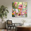 Art mural papillon en verre trempé pour chambre d'enfant-970692110