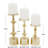 Aluminum Metal Pillar Decorative Candle Holder Set-2009322843