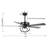 Chantalle 5-Blade Dimmable Integrated LED Ceiling Fan-1421857868