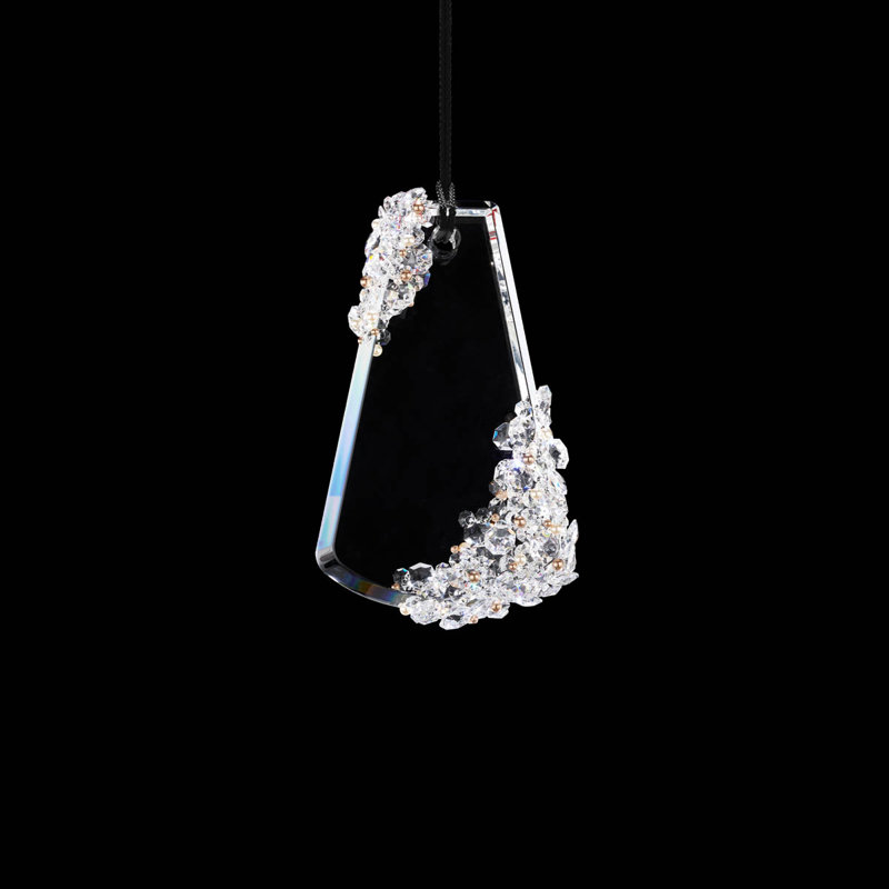 Flora 3 - Light LED Pendant, Polished Chrome/Black