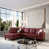 Burgundy Red Faux Leather