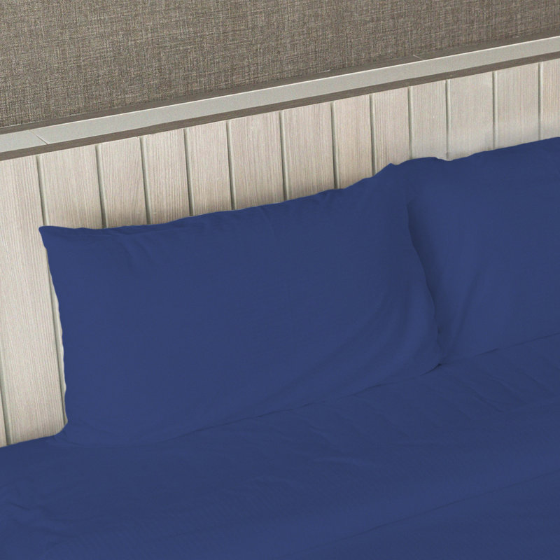 Sateen Sheet Set, Full, Royal Blue