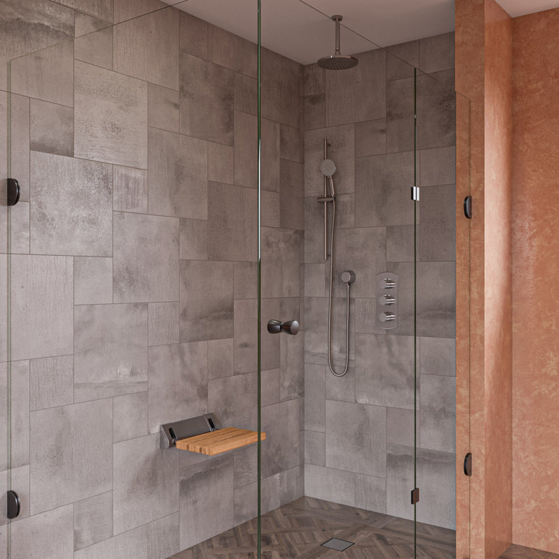 Siège de douche en bois de teck