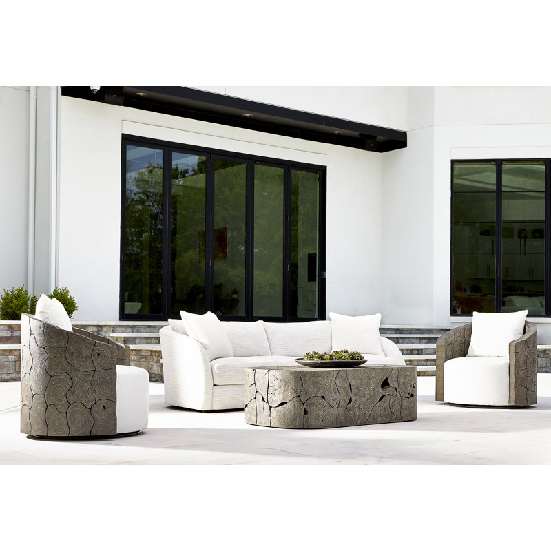 Trinidad Outdoor Oval Teak Coffee Table