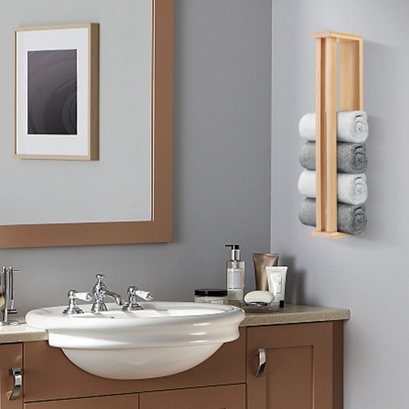 Landon 43cm Wood 1 Wall Towel Bar
