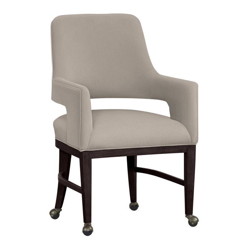 Chaise avec accoudoirs Josie, Espresso, 2033 Camel