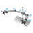 Dual Spring Arm Adjustable Universal 2 Screen Desk Mount