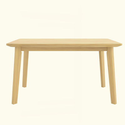 Rustic Farmhouse Diningtable - Solid Wood Frame, Minimalist Retro Dining Table For Dining Room, Living Room