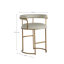 Tabouret à hauteur de comptoir 23,5 po Mack - Blanc