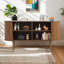 Armoire de rangement 55,1 "avec portes et tablettes Tambour, buffet Buffet-1169536744