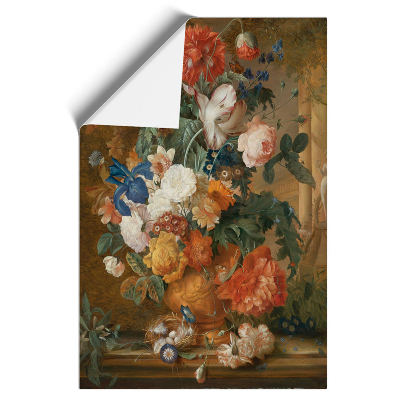Still Life with Flowers by Jan van Huysum - Frameless Print, 42cm H x 30cm W x 0.1cm D