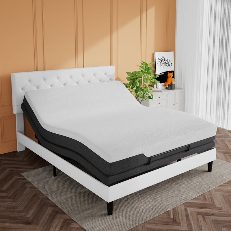 Channahon Adjustable Bed with Wireless Remote, King