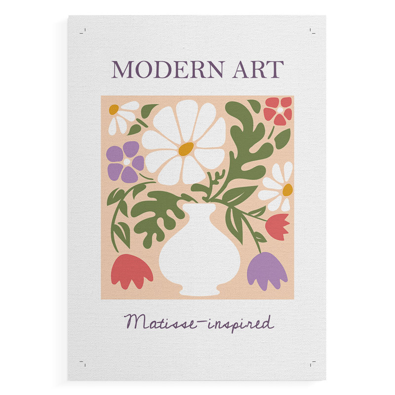 Matisse LXI, reproduction encadrée - reproduction de toile seulement - NON encadrée, H 36 po x l 24 po