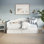 Lit de jour simple en bois massif avec tiroirs de rangement Nantucket Cottage