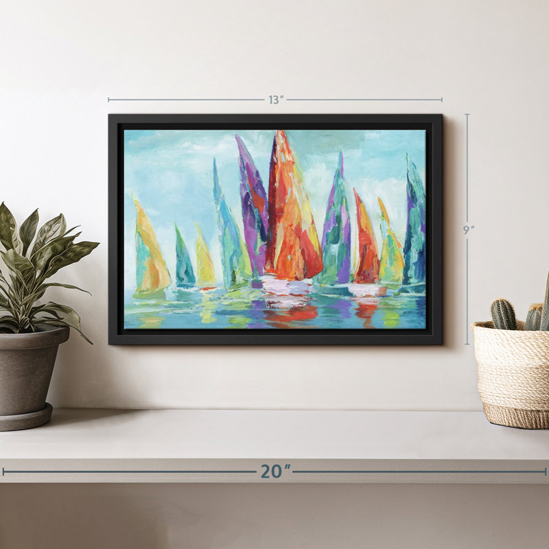 «Fine Day Sailing I», 9" H x 13" W