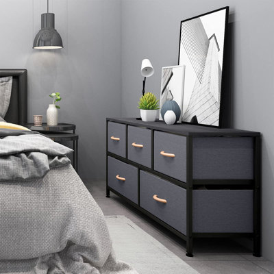 100 cm W Chest of 5 Drawers