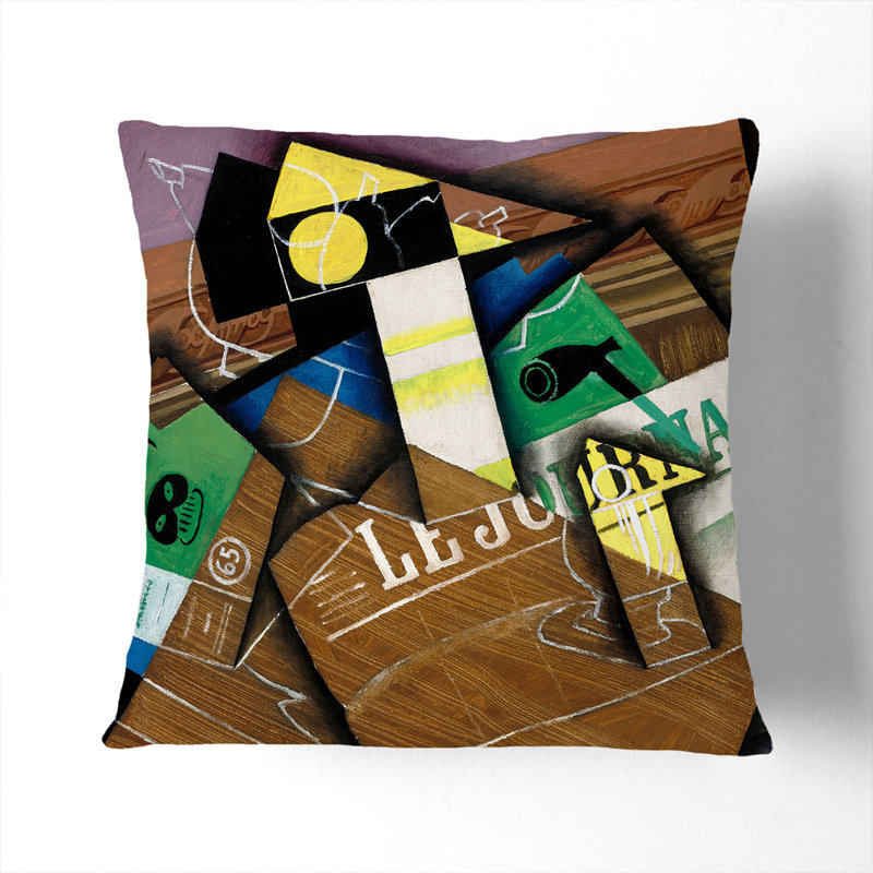 Fantomas Square Throw Cushion, Stone, 40cm H x 40cm W x 15cm D