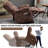 23" Seat Width And High Back Large Size Chenille Power Lift Recliner Chair With 8-Point Vibration Massage And Lumbar Heating