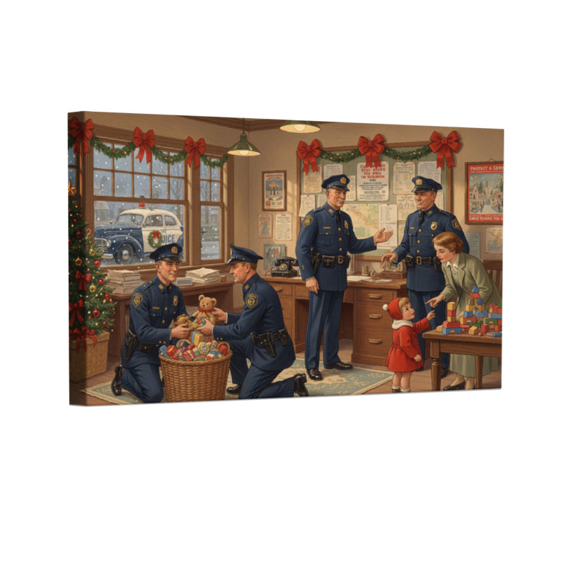 Ensemble de 3 reproductions d'art sur toile, H 12 po x l 18 po
