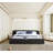 Upholstered Bed Frame with Thick Fabric-898788867
