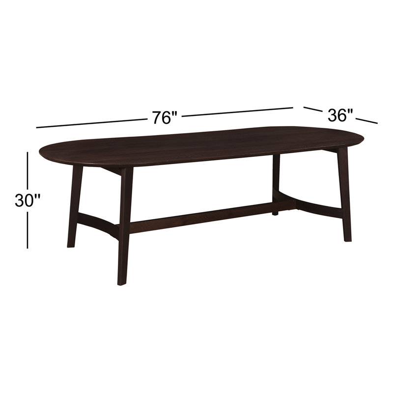 TRIE DINING TABLE SMALL, 36" W x 76" L, Natural