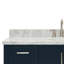 Meuble-lavabo simple 55 po Magnolia en bleu minuit avec comptoir en marbre de Carrare italien de 1,5 po et lavabo ovale-1520508763-1505325911