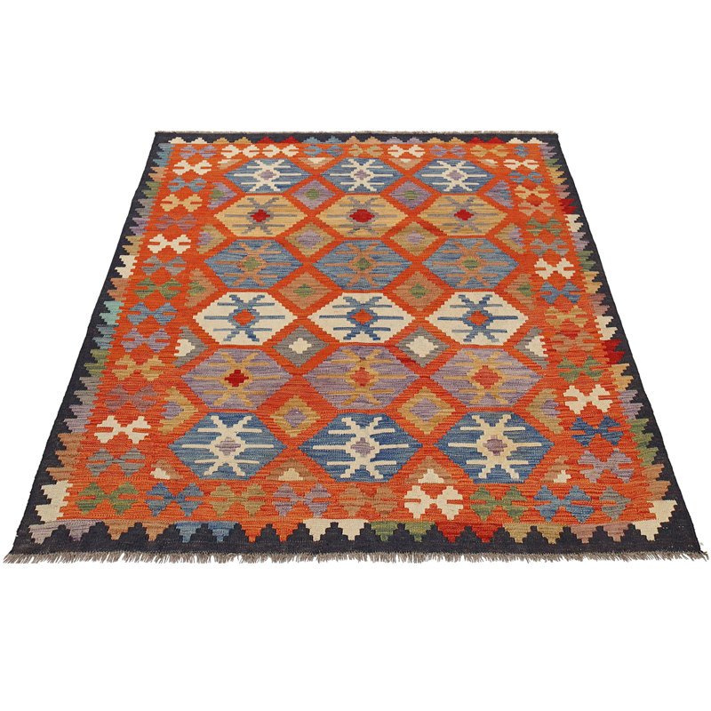Tapis rectangulaire en laine 5 pi 2 po x 6 pi 6 po