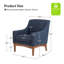 Arshanti 28.7" W Armchair With Solid Wood Legs-77429546